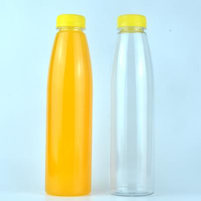 China food & Wholesale 20oz 600ml 500ml 300ml Beverage Packing Wholesale 20oz 600ml 500ml 300ml Empty Eco-fridenly Round Pet Beverage Plastic Bottle For Sports Shake Drinks for sale