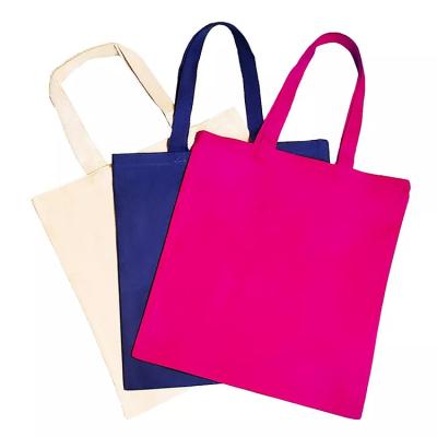 China Wholesale Customized Shopping Canvas Handled Logo Cotton Reusable Tote Bag Hot Sale Eco Friendly for sale