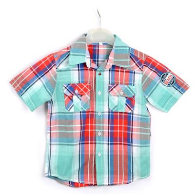 China Boy's sustainable cotton shirt for kids clothing for sale