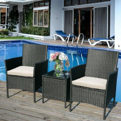 China Modern Patio Sofa Rattan Outdoor Garden Furniture Wicker Set Modern Garden Sets for sale