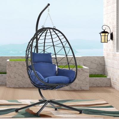 China Best Price Modern Hammock Outdoor Swing Chair Furniture Rattan Hammock Chair for sale