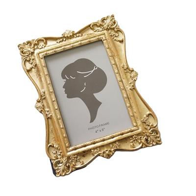 China Resin+Glass 2022 Best Selling Modern Photo Frame Mount Insert 6inch Polyresin Baby Craft Photo Frame 10x15cm for sale