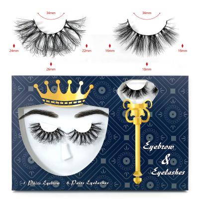 China Thick false eyelashes mixed European and American three-dimensional invisible fang false eyelashes eyebrow simulation queen (1) for sale