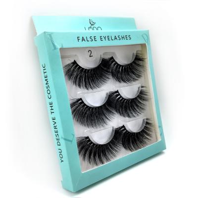 China Wholesale Natural Long Artificial Professional Eyelash In Pairs for sale