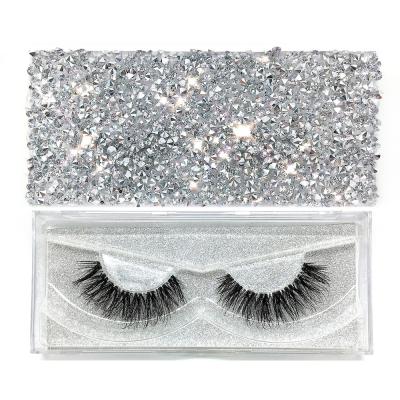 China 100% Thick Mink Eyelash 15mm 3D Glitter Box For Mink Eyelash Manufacturers Direct Sales for sale