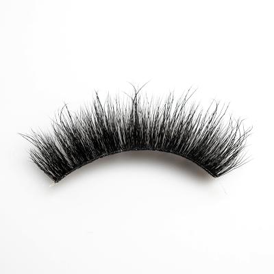 China New Thick Listing Terrier Design Wave Original Handmade Transparent Hair 30mm Mink Eyelash High-End Products for sale