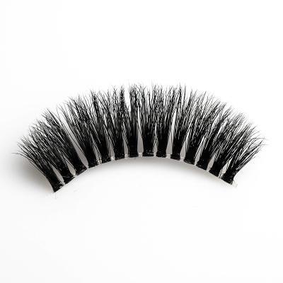 China 2021 Feather Handmade Transparent Wave Hair False Original Mink High-End Products Terrier Design Eyelashes for sale