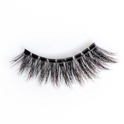 China Original Design Winged Mink Eyelashes High-End Products Fluffy Terrier Wholesale Handmade Transparent Wave Hair for sale