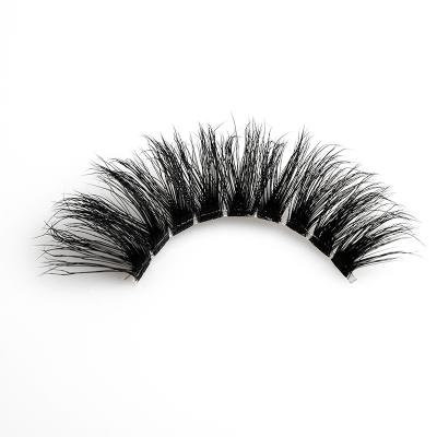 China Winged 2021 Original Designs 25mm Mink Custom Eyelashes High-End Handmade Clear Wave Hair Terrier Products for sale