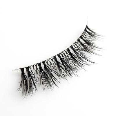 China Original Handmade Transparent Hair Winged Mink Eyelash Extensions High-End Products Hot Selling Terrier Design Classic Wave for sale