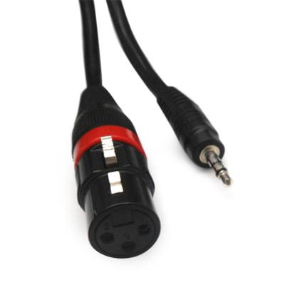 China Multicolor MP3 Xlr Player Cable Profesional Audio Xlr Female Audio Extension Cable for sale