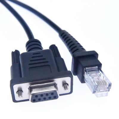 China COMPUTER factory custom 6FT pin db9 cable rj12 rs232 db9 pin female serie a adapter rj11 cable for sale