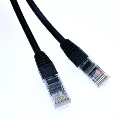 China Custom high quality black unshielded COMPUTER strip 26awg RJ48 RJ50 10P10C cable for sale