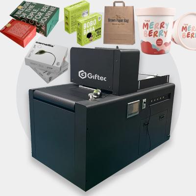 China Hotels Giftec Single Pass Carton Printer Multi-size Printing Width Packaging Printer Inkjet Printing Machine for Carton Paper Bag for sale