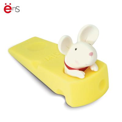 China Modern Hot Selling ENS Plastic Animal Mic Shaped Door Stopper for sale