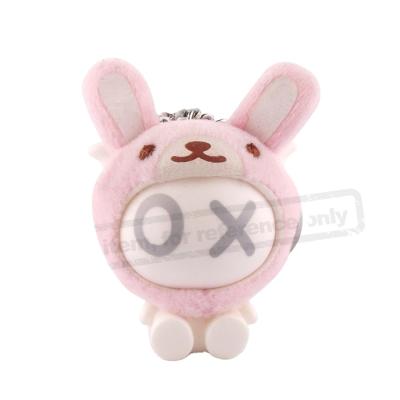 China Wear Them On Your Phone Wholesale PVC Key Chain Cute Custom 3D Stock Number Key Chain for sale