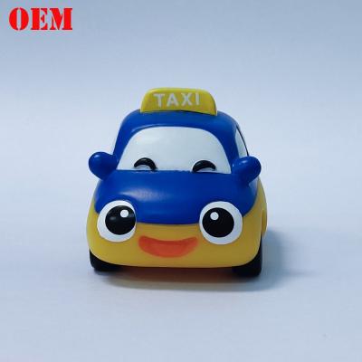 China Eco-friendly Material Manufacturer PVC Material Kids Cartoon Customized Toy Car for sale