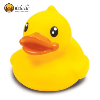 China Bath Toy Plastic PVC Material Weighed Rubber Duck Bath Rubber Duck For Kids for sale