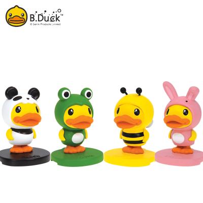 China Eco-friendly Material B. DUCK Cute Yellow Duck Set and PVC Material Bobblehead Figure for sale