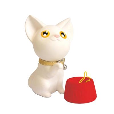 China Wholesale Cat Shape Magnetic Paper Clip Holder Magnetic Paper Clip Holder With Paper Clips for sale