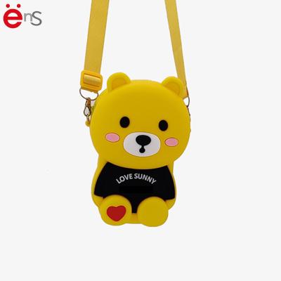 China Cute Cartoon Animal Bear Bag Zipper Cross - Body Bag for sale