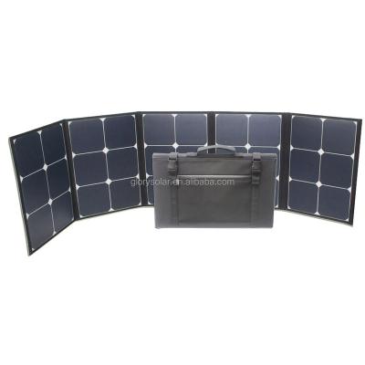 China PET EVA cel TPT Fabric High Efficiency Solar Panel 100 Watt Solar Panel Foldable Solar Cover For 12V Appliances for sale