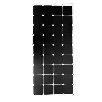 China PET+2EVA+CELL+2EVA+White/Black TPT Solar Panel 120w 18V 12V 120W Semi Flexible Solar Panel For Boat Car Tent Roof Power System for sale