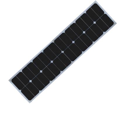 China Semi Flexible PET+2EVA+CELL+2EVA+White/Black TPT 10W 20W 30W 40W 50W Solar Panel, Gs 50 Watt Solar Panel Made in China for sale