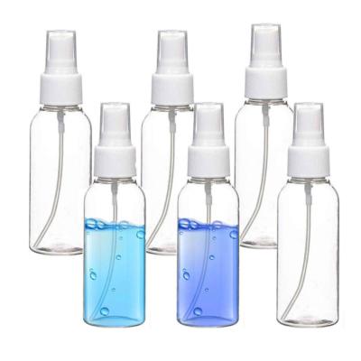 China 1 Ounce 50ml 80ml 100ml 120ml 150ml Personal Care Empty Transparent Plastic Spray Bottles for sale