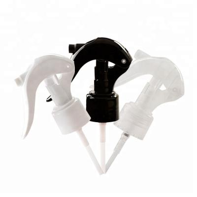 China Non spill Rts spray gun for spray bottles triger sprayer mini transperent liquid hand trigger pymp for sale