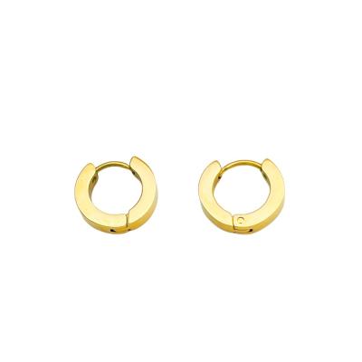 China Fashion newcomer popular amazon gold plated fashion earrings 2021 trend huggies circle 21524 earring for sale