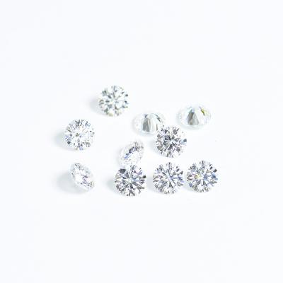 China Starsgem diamond merchants set or color fire directly Moissanite round 3mm 4/5/6mm D cut 3mm 4/5/6mm D brilliant E-F color jewelry party stone gun white OEM for sale