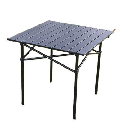 China Lightweight Camping Outdoor Aluminum Picnic Travel Folding Garden Patio Barbecue Table for sale