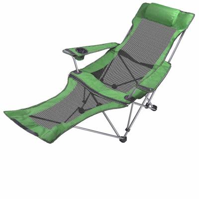 China China wholesale easy recliner outdoor folding chair with armrest beach chair with cup seat side pocket for sale