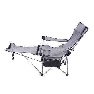 China Contemporary Retractable Portable Furniture Beach Camping Lounge Multifunctional Aluminum Fishing Outdoor Folding Chair for sale