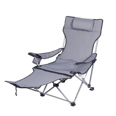 China Contemporary Portable Furniture Weightless Lounger Metal Oxford Cloth Fishing Outdoor Picnic Camping Beach Folding Lounge Chair for sale