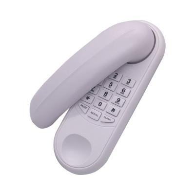 China Business Home/Office/Western Basic Flash Reminder Function Vintage Trimline Attached Wall-Mountable White Telephone Trimline Wall Telephones for sale