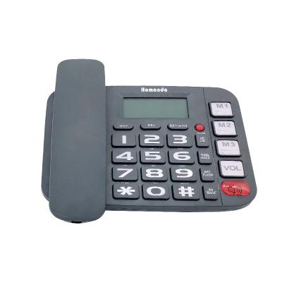 China Big Button Phone Tied Landline Tied Phone Desk Phone Dailer Big Button Phone for the Elderly for sale