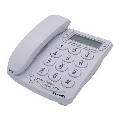 China Home For Call ID Home Phone Speakerphone Memory Seniors Sound Clear One-touch Big Button Phone For Seniors for sale