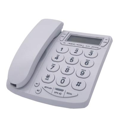 China Home Phone Desk Phone Large Memory Button Landline Home Main Tethered Phone/Big Desk/Business Phone for Seniors Seniors for sale