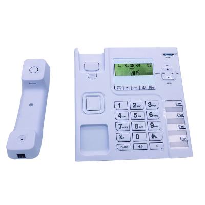 China New Design Home/Office/Commercial Mountable Cable Landline Tethered Phone Home Hotel CID Wall Phone Landline Call ID Phone No Battery for sale