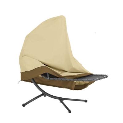 China Outdoor Dustproof Logo Swing Chair Cover Oxford Cloth Hanging Chair Waterproof Custom Furniture Rain Garden Seat Cover for sale