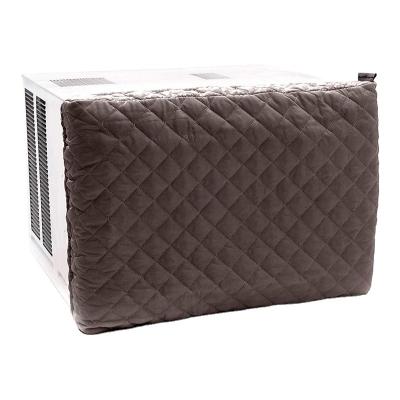 China Home in Stock Quilted Design Indoor Air Conditioner Cover Air Cooler Conditioning Decorative Dust Cover for sale