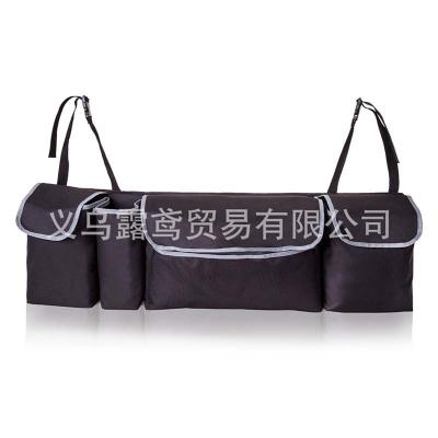 China Factory Price Folding Car Trunk Storage Organizer Universal Car Seat Trash and Toy Collection Bag for sale