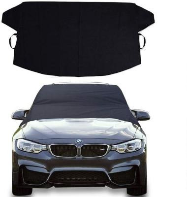 China Factory Direct Sales Full Protective Car Windshield Dust Cover Winter Car Windshield Snow Protector Foldable Cover for sale