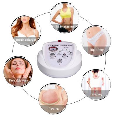 China 2021 Products Popular Multifunctional Vacuum Therapy Breast Enhancers Machine Buttocks Massager Breast Enlargement Cup Shaping Lifting Machine for sale