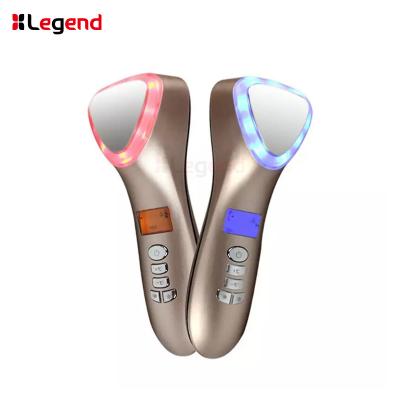 China Ultrasonic Facial Blood Vessel Removal Photon LED Light Therapy Personal Care Massager Beauty Treatment Machine for sale