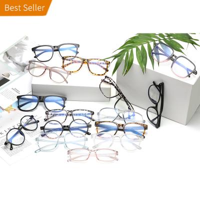 China Anti Blue Light Blocking Glasses Custom Logo Fashion Computer Cheap Anti Blue Light Blocking Glass Spectacle Glasses Optical Sights For Women Men Unisex for sale