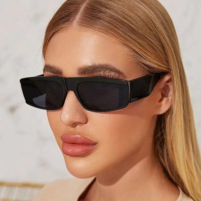 China Fashion Sunglasses 2021 Women Oversized Fashion Sun Glasses Brand Designer Logo Trendy Square Frame Sunglasses Custom Made For Girl for sale