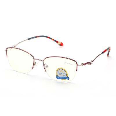 China Gray Jack 5131 Reading Glasses High Quality Hot Selling Metal Glasses Women Eyewear Blue Light Blocking Optical Glasses for sale